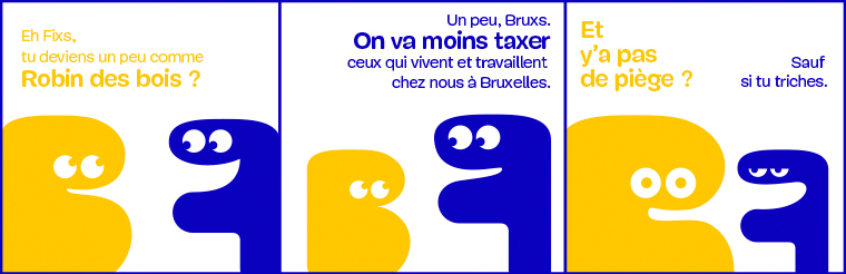 BD: On va moins taxer ceux qui vivent et travaillent en Bruxelles